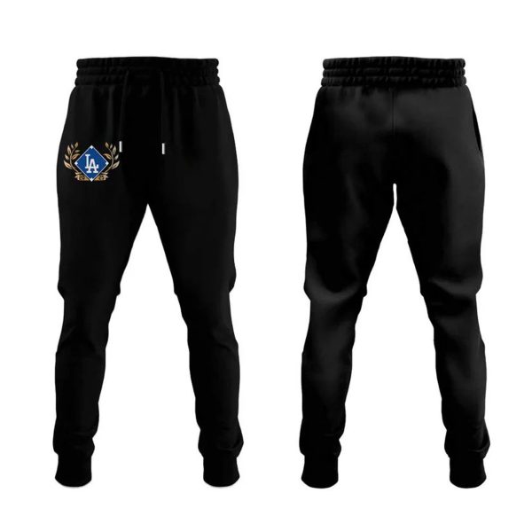 2025 Dodgers NLCS Champions Signature Hoodie Joggers Cap 3
