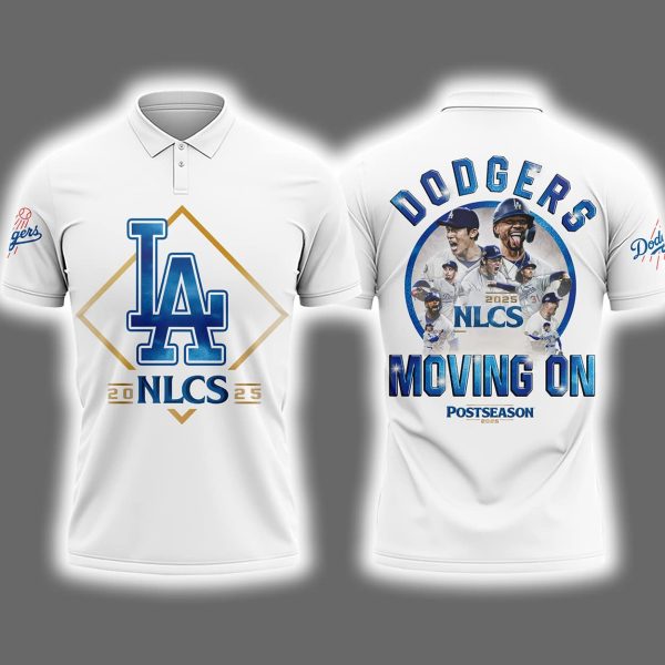 2025 Dodgers NLCS Moving On Polo Shirt 2