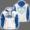 2025 Dodgers World Series Hoodie Half Zipper