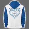 2025 Dodgers World Series Hoodie Half Zipper 3