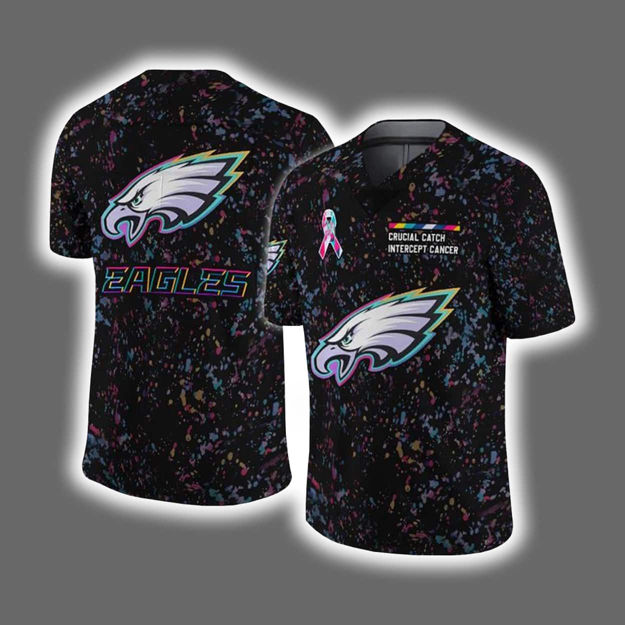 2025 Eagles Crucial Catch Intercept Cancer Jersey 2025 Eagles Crucial Catch Intercept Cancer Jersey