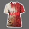 2025 Halloween Covered By The Blood of Jesus Bloody Shirt 2