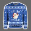 2025 I Love a Man With A Beard Ugly Christmas Sweater 2