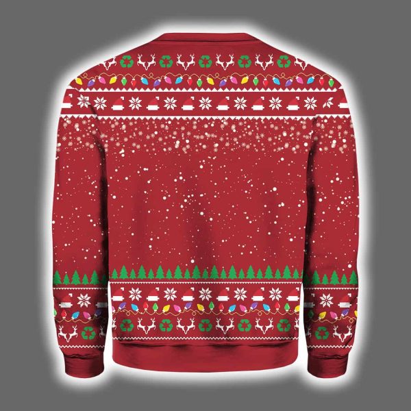 2025 I Support Recycling Ugly Sweater Christmas 3
