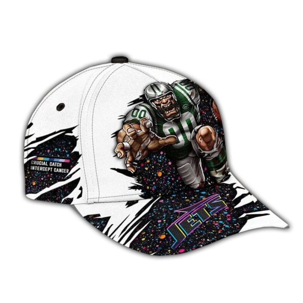 2025 Jets Crucial Catch Mascot Classic Cap 2