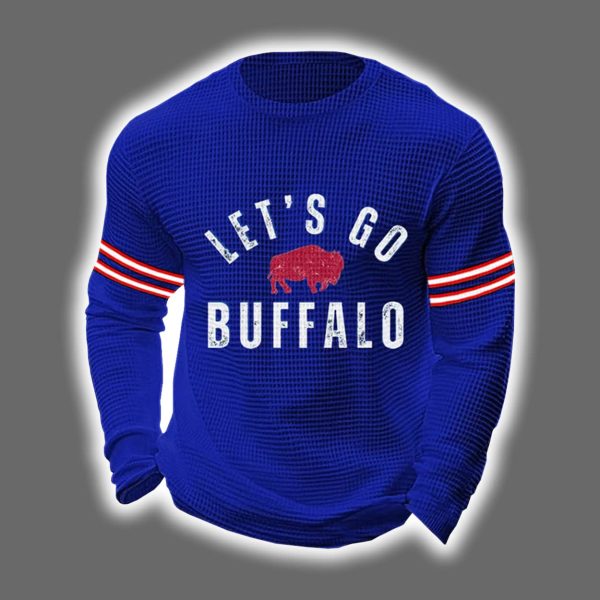2025 Let's Go Buffalo Waffle Hoodie