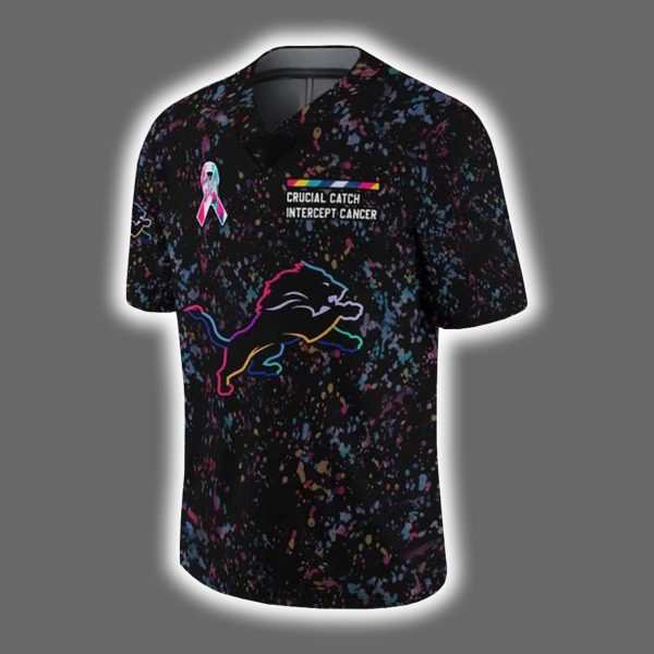 2025 Lions Crucial Catch Intercept Cancer Jersey 2