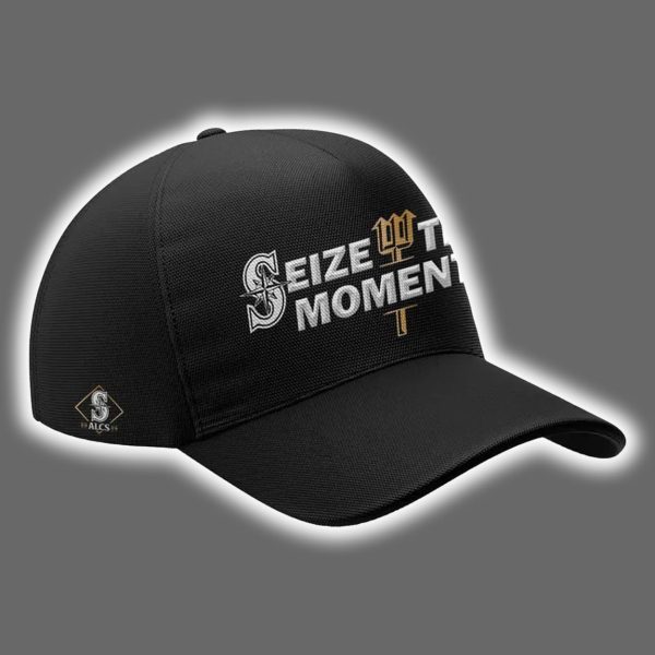 2025 Mariners ALCS Seize The Moment Hoodie Joggers Cap