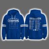2025 NLCS Champions Dodgers Hoodie Joggers Cap