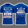 2025 NLCS Champions Let's Go Dodgers Two-Sided Shirt