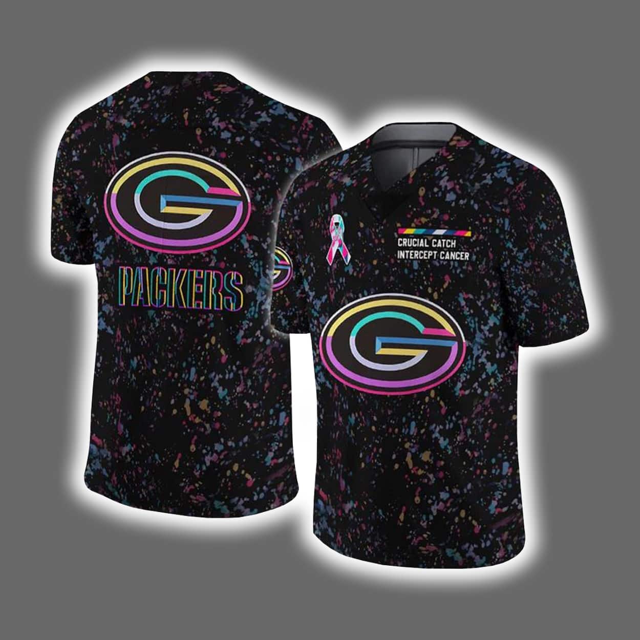 2025 Packers Crucial Catch Intercept Cancer Jersey 2025 Packers Crucial Catch Intercept Cancer Jersey
