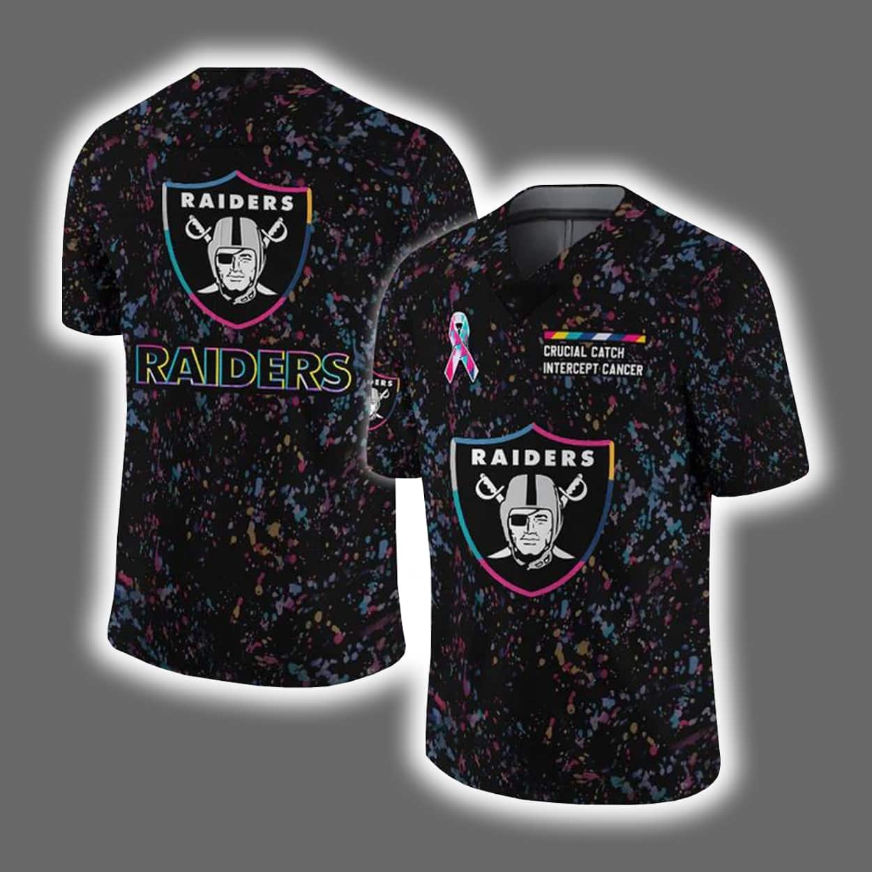 2025 Raiders Crucial Catch Intercept Cancer Jersey 2025 Raiders Crucial Catch Intercept Cancer Jersey