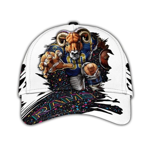 2025 Rams Crucial Catch Mascot Classic Cap