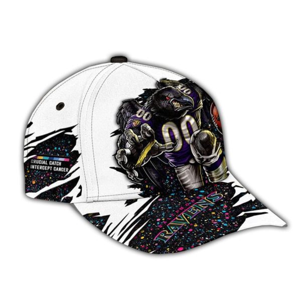 2025 Ravens Crucial Catch Mascot Classic Cap 2