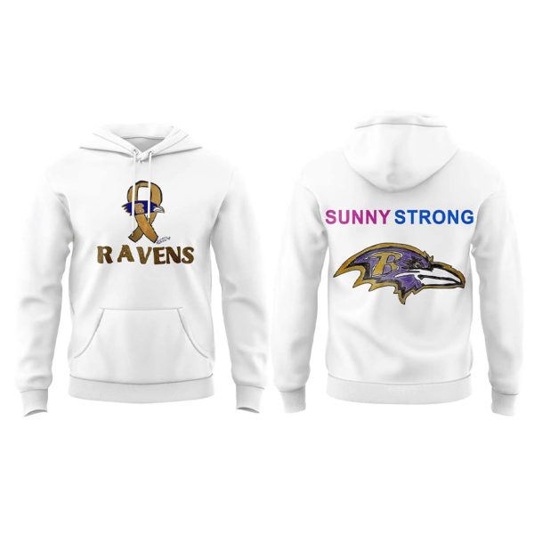 2025 Ravens Crucial Catch Sunny Strong Hoodie Joggers Cap
