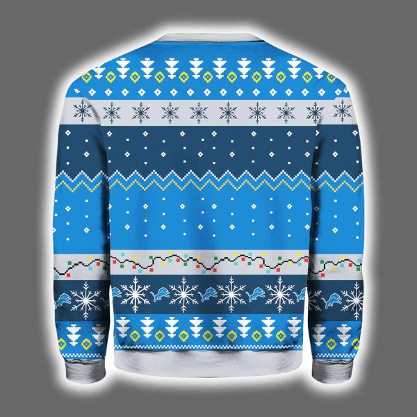 2025 Santa Claus Detroit Ugly Christmas Sweater 3