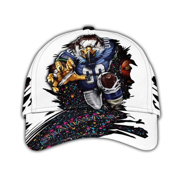 2025 Seahawks Crucial Catch Mascot Classic Cap