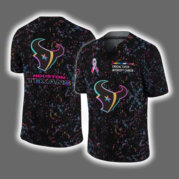 2025 Texans Crucial Catch Intercept Cancer Jersey