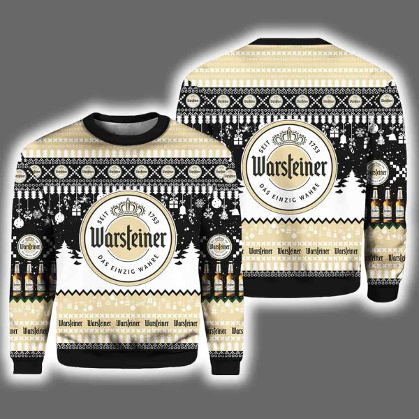 2025 Warsteiner German Beer Christmas Ugly Sweater