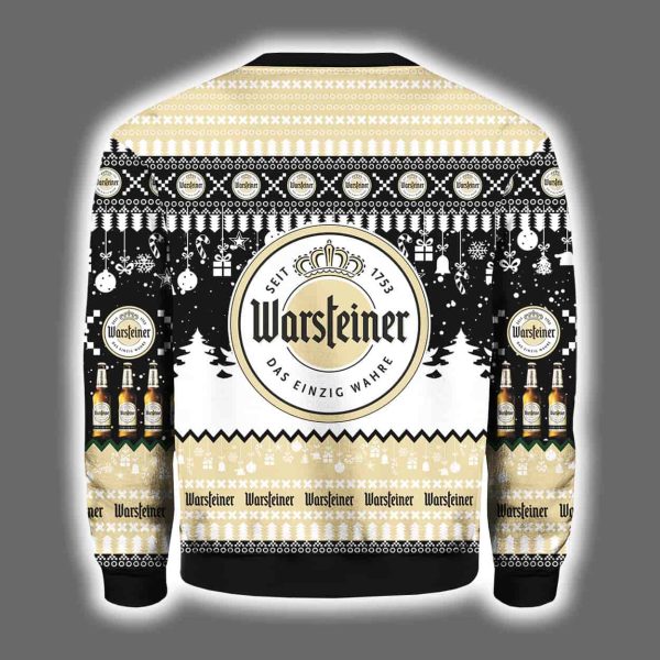 2025 Warsteiner German Beer Christmas Ugly Sweater 3