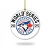 2025 World Series Blue Jays Christmas Ornament