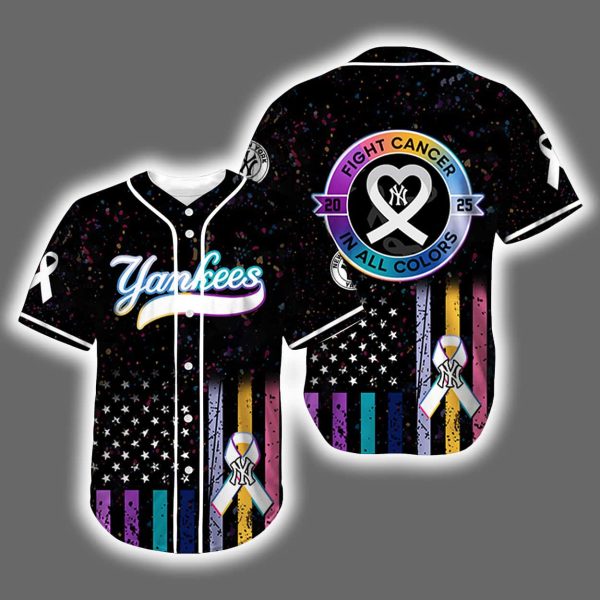 2025 Yankees x Fight Cancer In All Colors Jersey