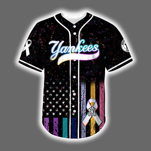 2025 Yankees x Fight Cancer In All Colors Jersey 2
