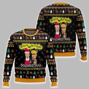 Beavis And Butthead Do Ugly Christmas Sweater