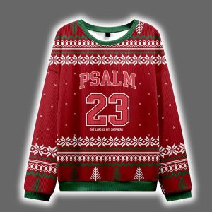 Psalm 23 Christian Ugly Christmas Sweater