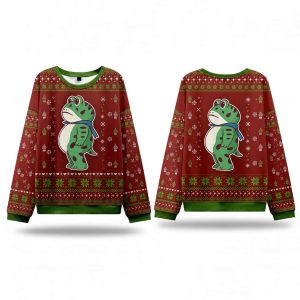Resist Frog Ugly Christmas Sweater