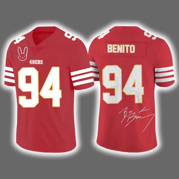 49ers Bad Bunny Super Bowl 2026 Signature Jersey
