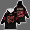 49ers George Kittle 85 Rivalry Faithful 2025 Blanket Hoodie