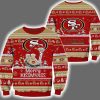 49ers Merry Kissmyass Santa Claus Ugly Christmas Sweater