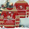 49ers Merry Kissmyass Santa Claus Ugly Christmas Sweater 2