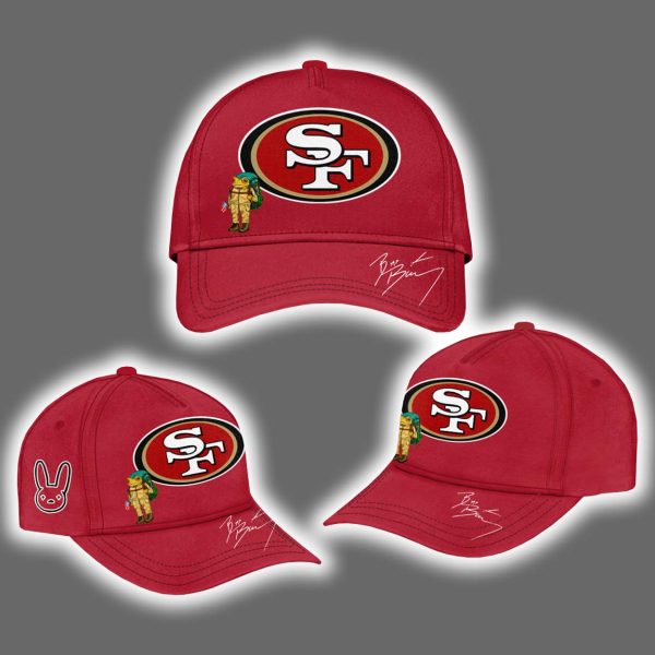 49ers x Bad Bunny Super Bowl LX Hoodie Joggers Cap 2