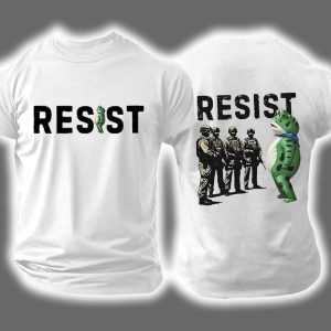 Portland Frog Resist Two-Sided Shirt