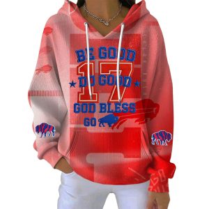 17 Be Good Do Good God Bless Go Bill Pit Striped Hoodie