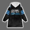 4th Down And Fck It Go Lions Jared Goff 16 Blanket Hoodie 2