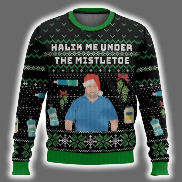 90 Day Fiance Big Ed Halik Me Under The Mistletoe Ugly Christmas Sweater 2