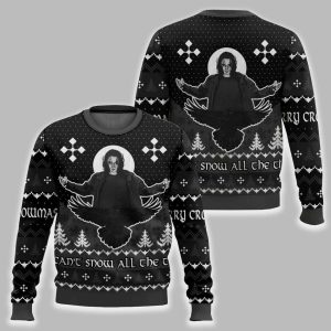 Merry Crowmas The Crow Ugly Christmas Sweater
