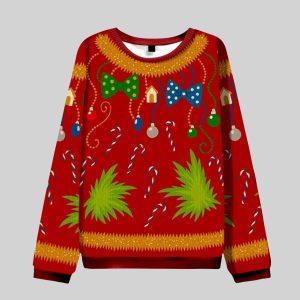 Festive Pattern Ugly Christmas Sweater