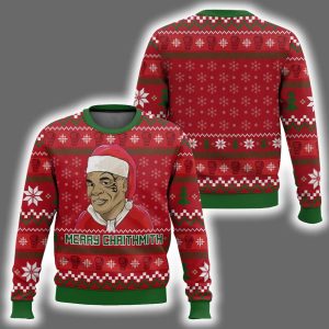 Mike Tyson Merry Chrithmith Ugly Christmas Sweater