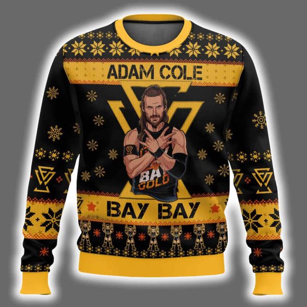 Adam Cole Bay Bay Ugly Christmas Sweater 2