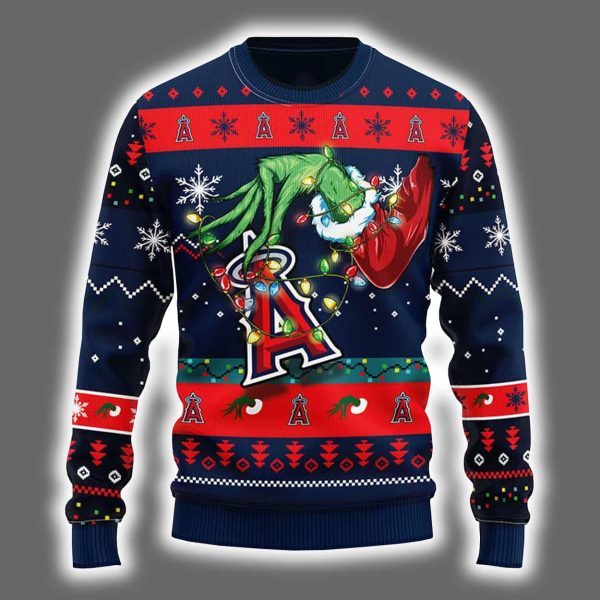 Angels Grnch Hand Ugly Christmas Sweater 2