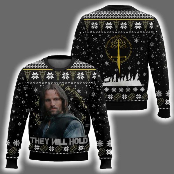 Aragorn They Will Hold The Lord Of The Rings Ugly Christmas Sweater