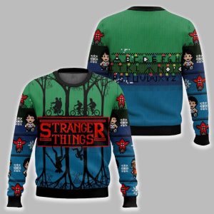 Stranger Things The Upside Down Ugly Christmas Sweater