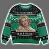 Baby Jane But'cha Are Blanche Ya Are In That Chair Christmas Ugly Sweater