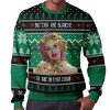 Baby Jane Butcha Are Blanche Ya Are In That Chair Christmas Ugly Sweater 2