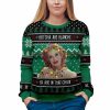 Baby Jane Butcha Are Blanche Ya Are In That Chair Christmas Ugly Sweater 3