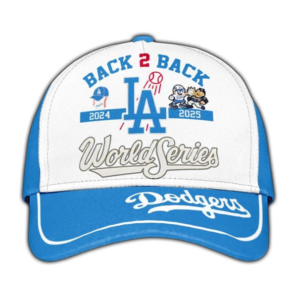 Back 2 Back 2024-2025 World Series Dodgers Hat